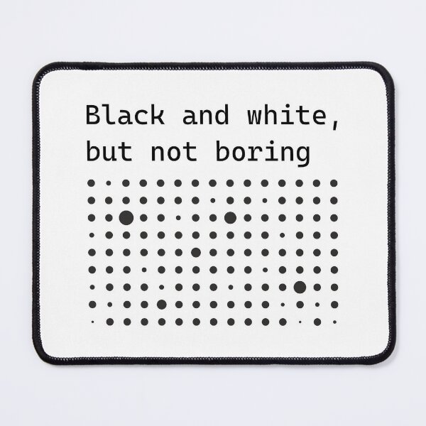 Item preview, Black and white, but not boring. Minimalist graphics with funny text./2 designed and sold by My-fake-places.