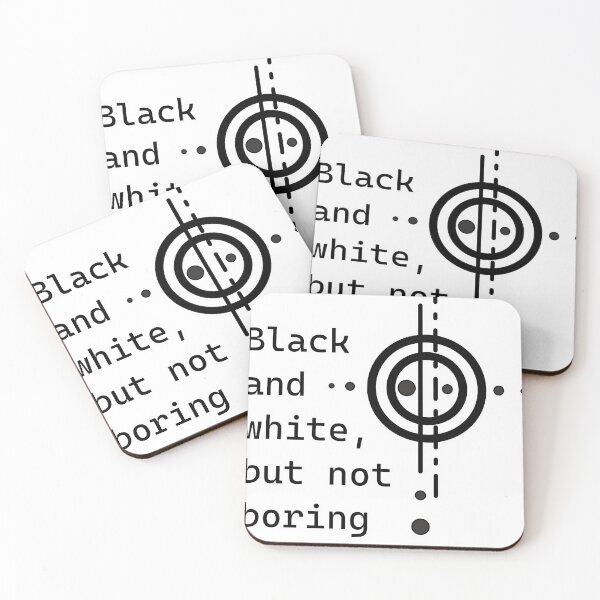 Item preview, Black and white, but not boring. Minimalist graphics with funny text. designed and sold by My-fake-places.