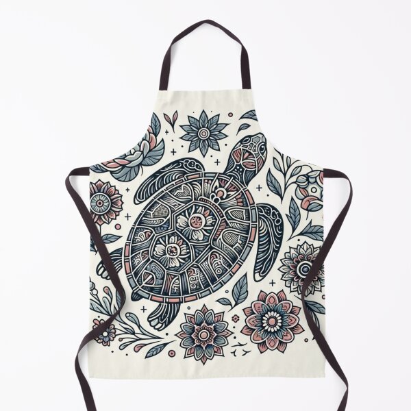 Item preview, Floral Turtle: Serenity of Nature designed and sold by E1Dorado.