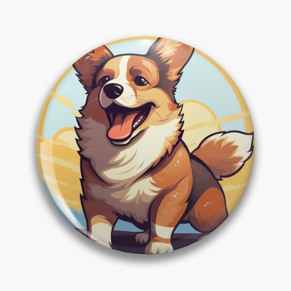 Item preview, Sunny Corgi Bliss designed and sold by PatentedPrints.