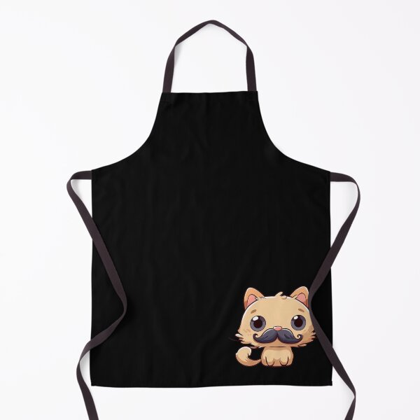 Item preview, Mustachioed funny cat miaw designed and sold by Cr320.