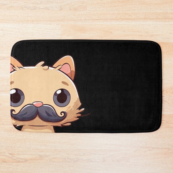Item preview, Mustachioed funny cat miaw designed and sold by Cr320.