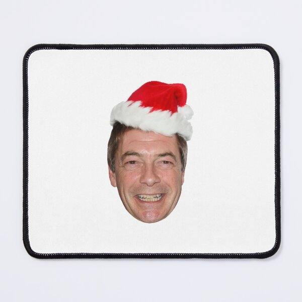 Item preview, Nigel Farage wearing a Christmas hat designed and sold by griceyvisuals.