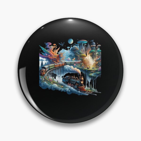 Item preview, "Fantastical Railway Journey" designed and sold by ChromaticBlend.