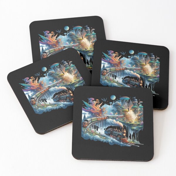 Item preview, "Fantastical Railway Journey" designed and sold by ChromaticBlend.