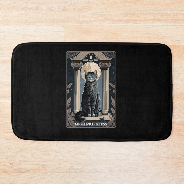 Item preview, Cat Tarot Card, High Priestess Tarot Card for Cat Lovers designed and sold by taaddison50.