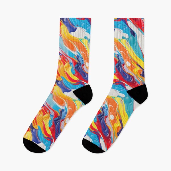 Item preview, Dance of Colors: A Vibrant, Multicolored Painted Masterpiece designed and sold by NeavesPhoto.
