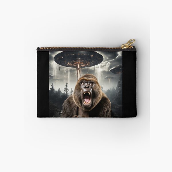Item preview, Gorilla Selfie with UFOs designed and sold by Master-Print.