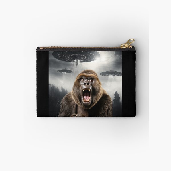 Item preview, Gorilla Selfie with UFOs designed and sold by Master-Print.