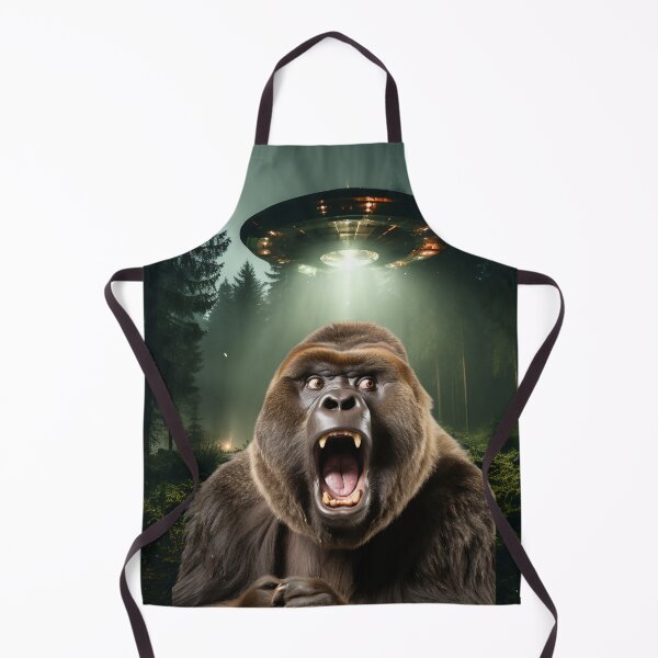 Item preview, Gorilla Selfie with UFOs designed and sold by Master-Print.
