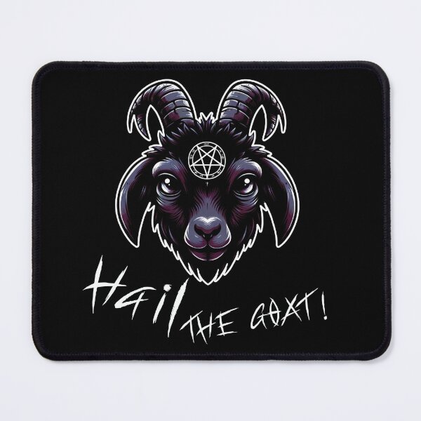 Item preview, Hail the Goat! Occult Humor designed and sold by shypixels.