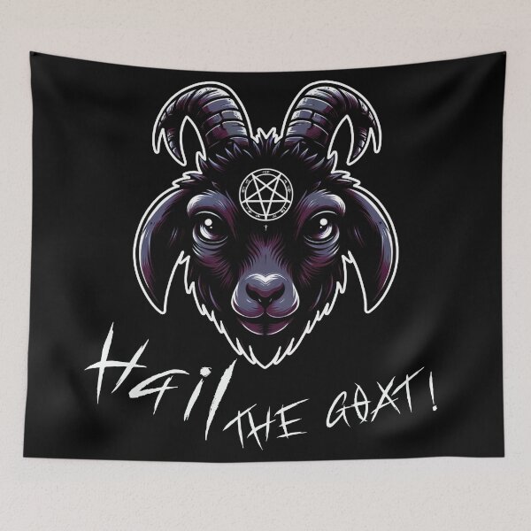 Item preview, Hail the Goat! Occult Humor designed and sold by shypixels.