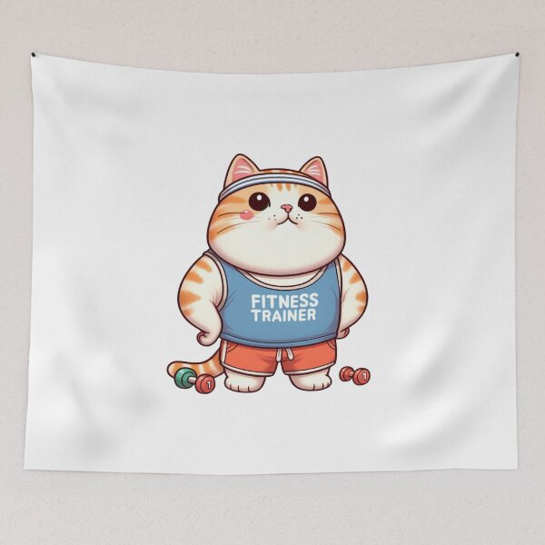 Item preview, Cat Fitness Trainer designed and sold by Azrora.