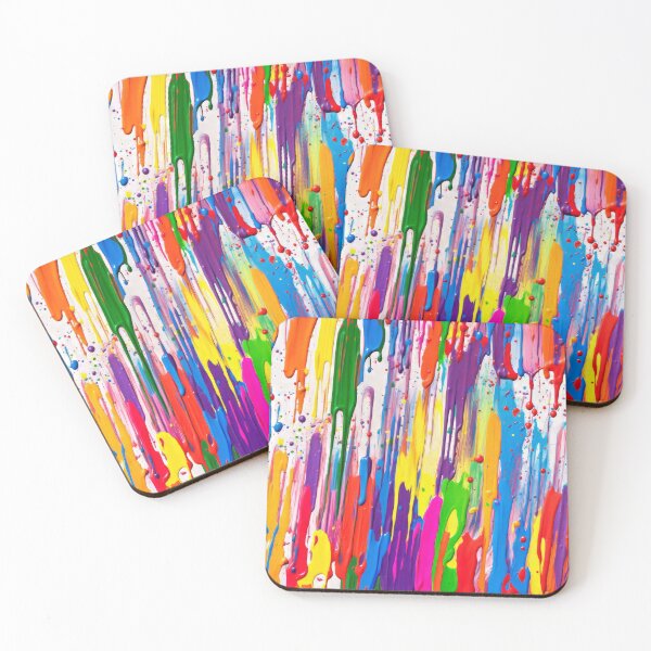 Item preview, Joyful Canvas Symphony: Bursting Painted Colors and Playful Expressions designed and sold by NeavesPhoto.