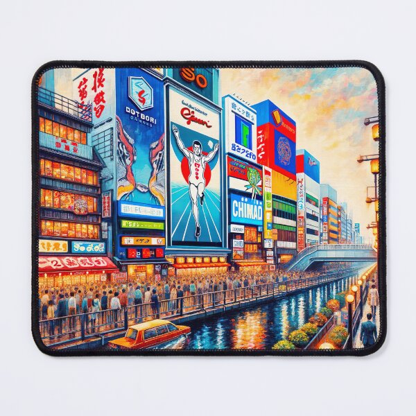 Item preview, Dotonbori Osaka Illustration designed and sold by unrealartwork.