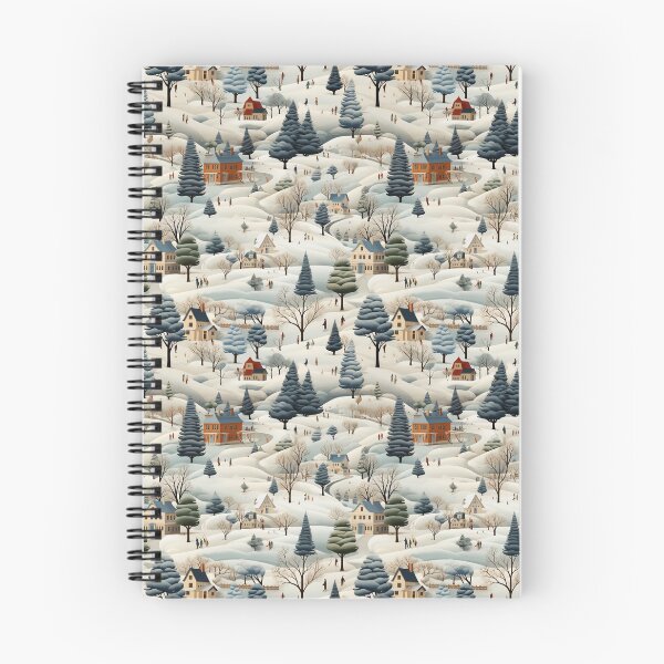 Item preview, Christmas Town Magic: Enchanting Market Winter Scene designed and sold by Moisky Patterns.