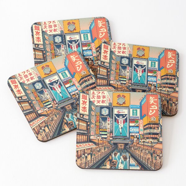 Item preview, Dotonbori Osaka Illustration designed and sold by unrealartwork.