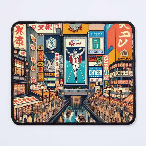 Item preview, Dotonbori Osaka Illustration designed and sold by unrealartwork.