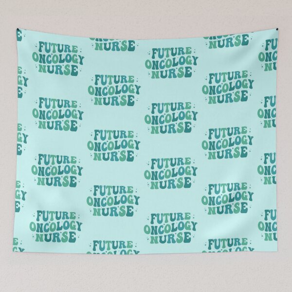 Item preview, Future Oncology Nurse, Nurse Gift, Groovy Blue Design designed and sold by AryaSubramanian.