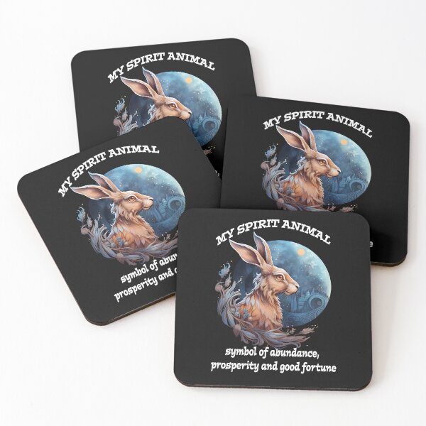 Item preview, Spirit animal the hare, abundant new beginnings. designed and sold by LorrieBee.