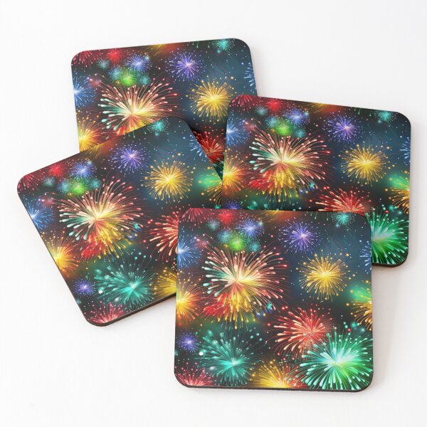 Item preview, Celestial Fireworks Delight: Digitally Enhanced Vibrancy designed and sold by NeavesPhoto.