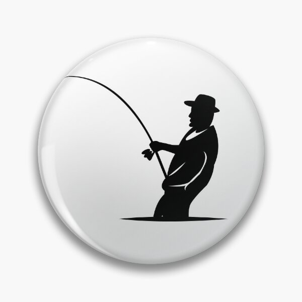 Item preview, Fishing in lakes fisherman FISHING symbol - fisherman designed and sold by AndreMi.