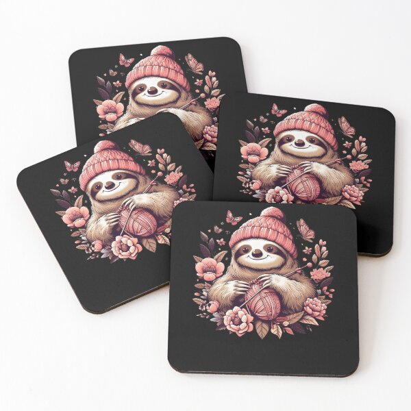 Item preview, Cute Knitting Sloth designed and sold by Jaro90.
