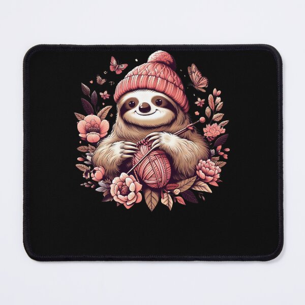 Item preview, Cute Knitting Sloth designed and sold by Jaro90.
