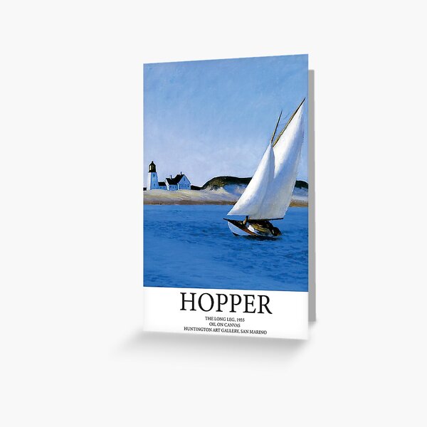 Item preview, Edward Hopper // The Long Leg art poster designed and sold by 33ll.