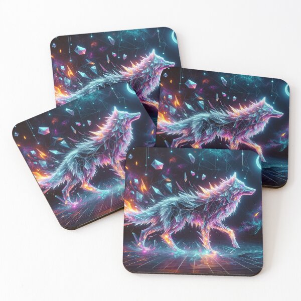 Item preview, Neon Timberwolf: Spirit of the Wilderness designed and sold by Nick Seidel.