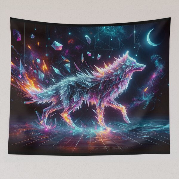 Item preview, Neon Timberwolf: Spirit of the Wilderness designed and sold by Nick Seidel.