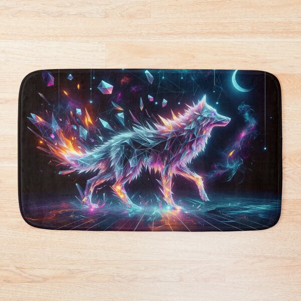 Item preview, Neon Timberwolf: Spirit of the Wilderness designed and sold by Nick Seidel.