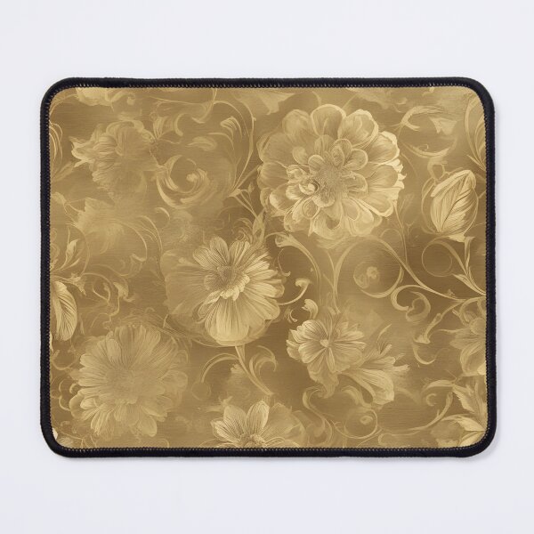 Item preview, Vintage gold floral pattern designed and sold by DesignsbyVelvet.