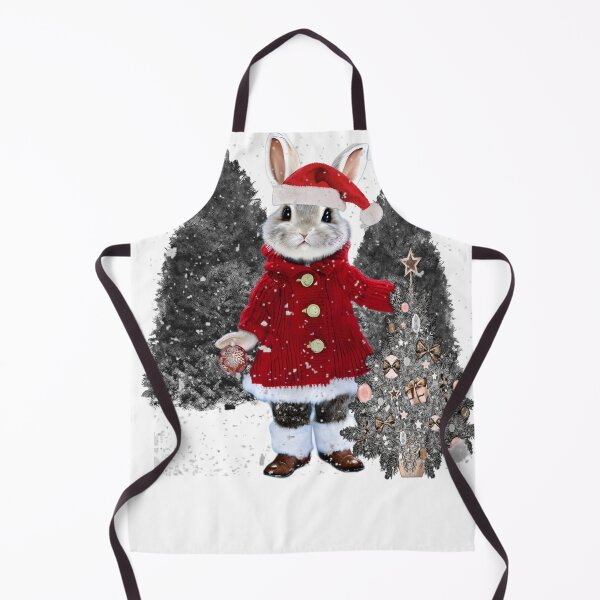 Item preview, A Bunny is Decorating a CHRISTMAS TREE designed and sold by poprints.