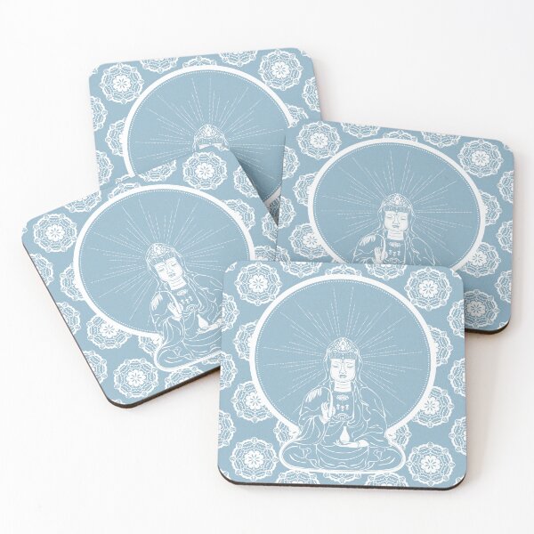 Item preview, Kuan Yin Sattva - Sky + Snow designed and sold by Irene Estelle.