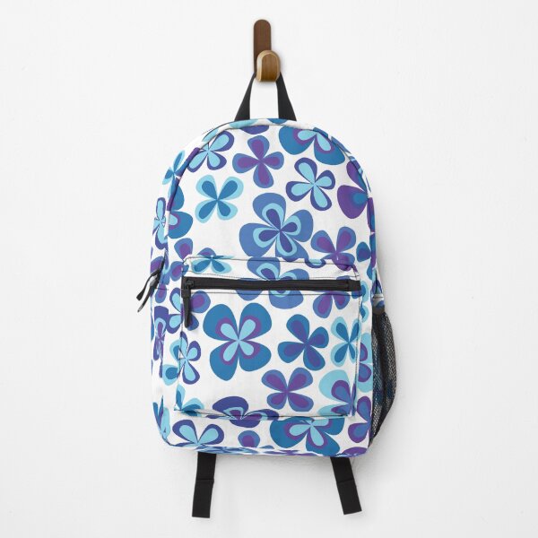 Item preview, Pastel Blue and Purple 90s 2000s y2k Cute Flower Pattern designed and sold by blomastudios.