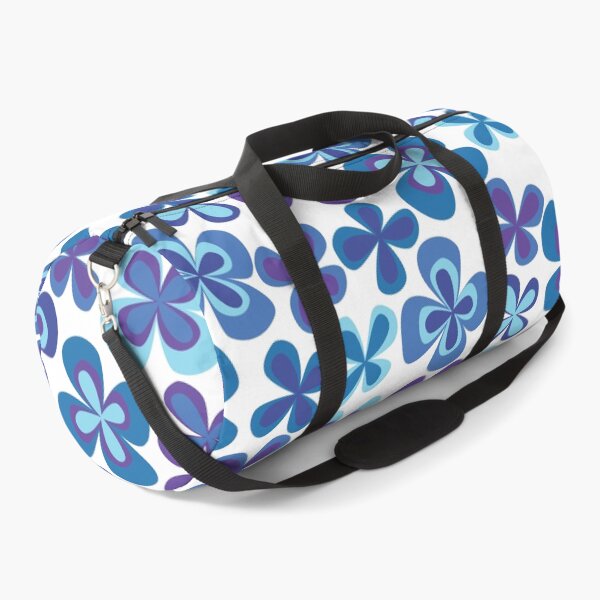 Item preview, Pastel Blue and Purple 90s 2000s y2k Cute Flower Pattern designed and sold by blomastudios.