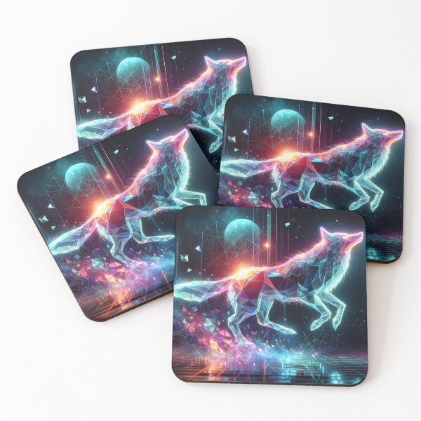 Item preview, Cyber Lupus: Neon Wilderness designed and sold by Nick Seidel.