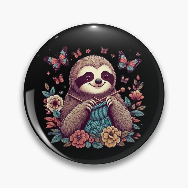 Item preview, Cute Sloth Knitting designed and sold by Jaro90.