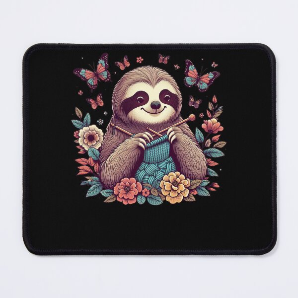 Item preview, Cute Sloth Knitting designed and sold by Jaro90.