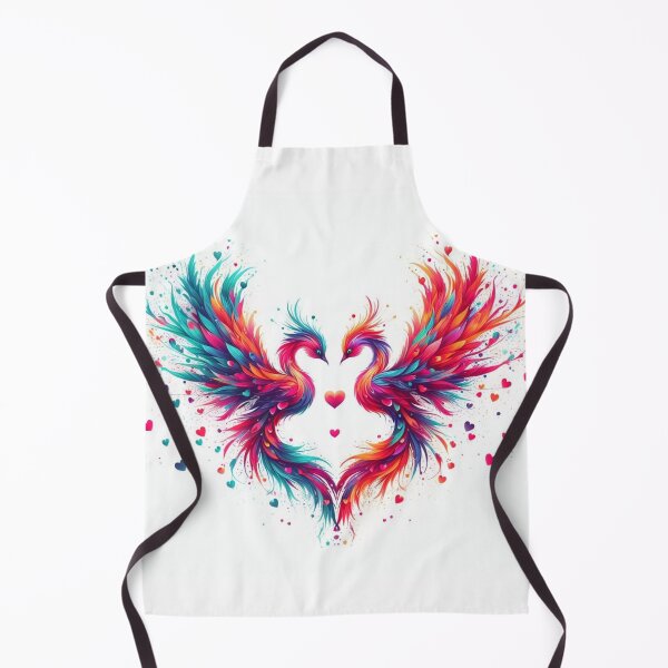 Item preview, Fantasy phoenix love heart abstract valentine (silvergoldvisionary) designed and sold by SGVisionary.