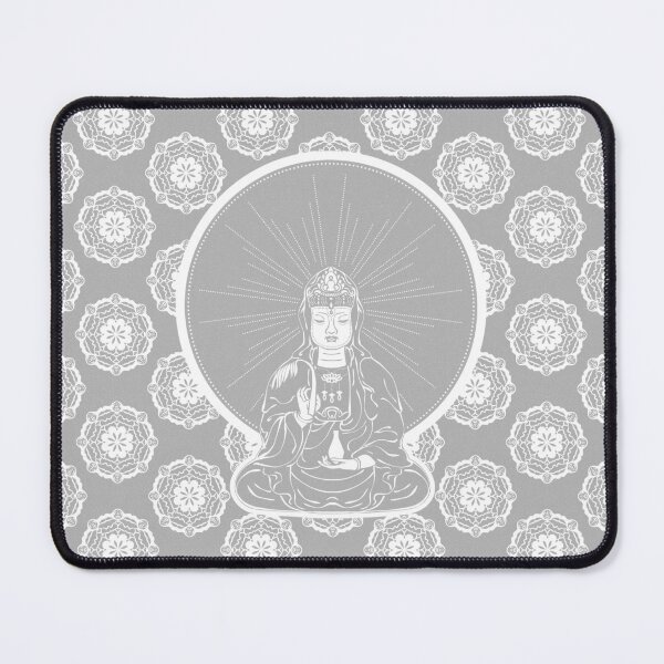 Item preview, Kuan Yin Sattva - Fog + Snow designed and sold by Irene Estelle.