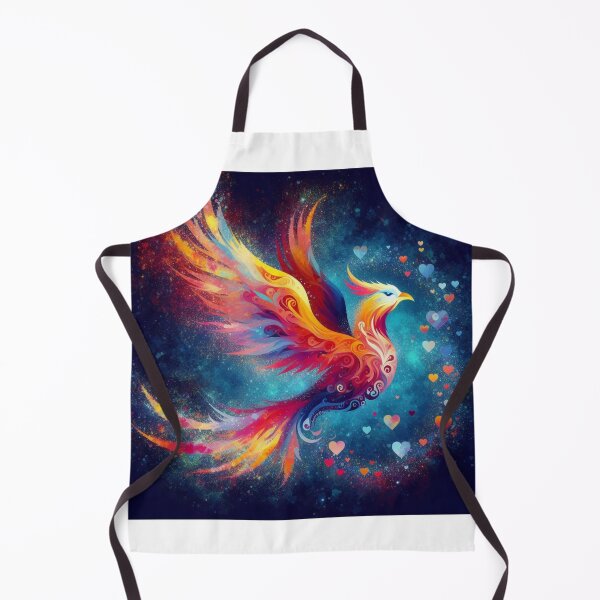 Item preview, Fantasy phoenix love heart abstract valentine (silvergoldvisionary) designed and sold by SGVisionary.