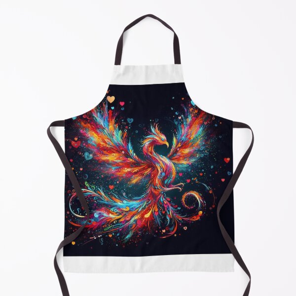 Item preview, Fantasy phoenix love heart abstract valentine (silvergoldvisionary) designed and sold by SGVisionary.