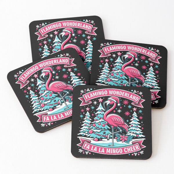 Item preview, Flamingo wonderland, fa la la mingo cheer designed and sold by gittuska11.