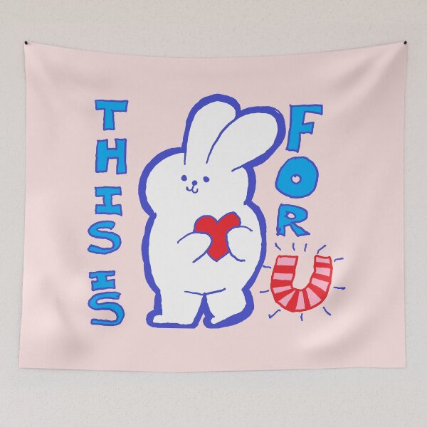 Item preview, this is for you, cute rabbit designed and sold by zzzozzo.