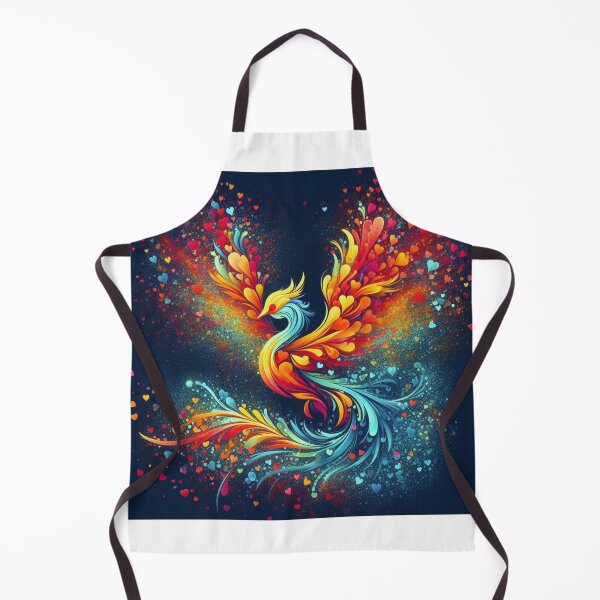 Item preview, Fantasy phoenix love heart abstract valentine (silvergoldvisionary) designed and sold by SGVisionary.