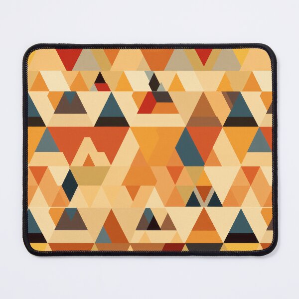 Item preview, Harmony in Hues: Cheerful Geometric Triangular Splendour designed and sold by NeavesPhoto.