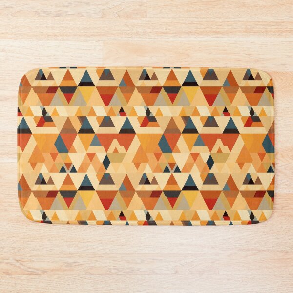 Item preview, Harmony in Hues: Cheerful Geometric Triangular Splendour designed and sold by NeavesPhoto.