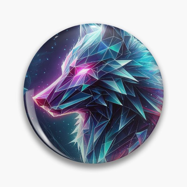 Item preview, Luminous Alpha: Portrait of a Digital Wolf designed and sold by Nick Seidel.